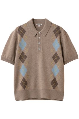 【ブラミンク/BLAMINK】 アーガイルショートスリーブニット人気、トレンドファッション・服の通販 founy(ファニー) ファッション Fashion レディースファッション Fashion for Women トップス・カットソー Cut & Sew Tops ニット Knit Tops & Sweaters カジュアルプルオーバー・ニットトップス Pullovers & Knit Tops / Casual Pullovers 2026年 2026 クラシカル Classical, Vintage-Inspired バランス Balance, Style Balance モダン Modern, Contemporary エレガント 上品 Elegant 夏 Summer 春 Spring S/S・春夏 SS, Spring/Summer, Warm Season |ID:prp329100004818079