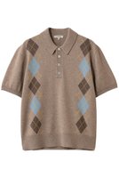 【ブラミンク/BLAMINK】のアーガイルショートスリーブニット 人気、トレンドファッション・服の通販 founy(ファニー) ファッション Fashion レディースファッション Fashion for Women トップス・カットソー Cut & Sew Tops ニット Knit Tops & Sweaters カジュアルプルオーバー・ニットトップス Pullovers & Knit Tops / Casual Pullovers 2026年 2026 クラシカル Classical, Vintage-Inspired バランス Balance, Style Balance モダン Modern, Contemporary エレガント 上品 Elegant 夏 Summer 春 Spring S/S・春夏 SS, Spring/Summer, Warm Season |ID:prp329100004818079