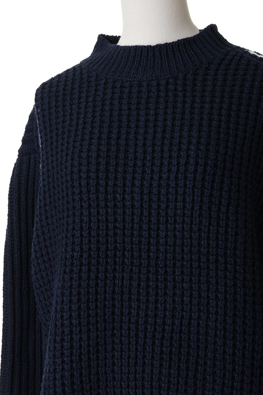 【ブラミンク/BLAMINK】の3Gクルーネックロングスリーブニット 人気、トレンドファッション・服の通販 founy(ファニー) 　ファッション　Fashion　レディースファッション　Fashion for Women　トップス・カットソー　Cut & Sew Tops　ニット　Knit Tops & Sweaters　カジュアルプルオーバー・ニットトップス　Pullovers & Knit Tops / Casual Pullovers　2026年　2026　おすすめ　Recommended / Our Picks　インナー　Innerwear　シンプル　Simple, Minimal　スリット　Slit, Slit Detail　ワイド　Wide, Wide Fit　夏　Summer　定番　Standard, Basic Item　春　Spring　S/S・春夏　SS, Spring/Summer, Warm Season　other-5|ID: prp329100004818081 ipo3291000000035774309