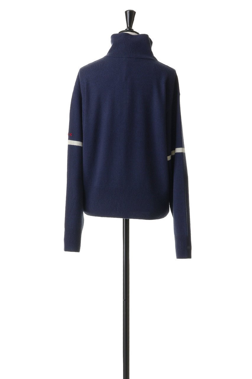 【ブラミンク/BLAMINK】のハーフジップロングスリーブニット 人気、トレンドファッション・服の通販 founy(ファニー) 　ファッション　Fashion　レディースファッション　Fashion for Women　トップス・カットソー　Cut & Sew Tops　ニット　Knit Tops & Sweaters　カジュアルプルオーバー・ニットトップス　Pullovers & Knit Tops / Casual Pullovers　2026年　2026　おすすめ　Recommended / Our Picks　コンパクト　Compact, Small Size　スポーティ　Sporty, Casual Athletic　スリーブ　Sleeve, Long Sleeve / Short Sleeve　フォルム　Silhouette, Form　フレア　Flare, Flared　マニッシュ　Mannish, Boyish　ワイド　Wide, Wide Fit　エレガント 上品　Elegant　夏　Summer　春　Spring　S/S・春夏　SS, Spring/Summer, Warm Season　other-4|ID: prp329100004818082 ipo3291000000035003225