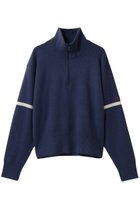 【ブラミンク/BLAMINK】のハーフジップロングスリーブニット 人気、トレンドファッション・服の通販 founy(ファニー) ファッション Fashion レディースファッション Fashion for Women トップス・カットソー Cut & Sew Tops ニット Knit Tops & Sweaters カジュアルプルオーバー・ニットトップス Pullovers & Knit Tops / Casual Pullovers おすすめ Recommended / Our Picks コンパクト Compact, Small Size スポーティ Sporty, Casual Athletic スリーブ Sleeve, Long Sleeve / Short Sleeve フォルム Silhouette, Form フレア Flare, Flared マニッシュ Mannish, Boyish ワイド Wide, Wide Fit エレガント 上品 Elegant thumbnail ネイビー|ID: prp329100004818082 ipo3291000000036078222