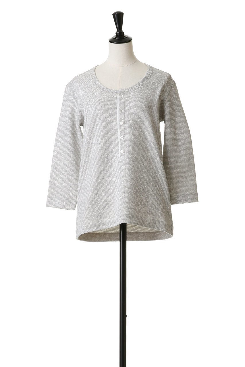 【ブラミンク/BLAMINK】のヘンリーネックハーフスリーブ 人気、トレンドファッション・服の通販 founy(ファニー) 　ファッション　Fashion　レディースファッション　Fashion for Women　トップス・カットソー　Cut & Sew Tops　シャツ・ブラウス・オフィスカジュアル　Elegant Blouses & Button-Ups　ロングTシャツ・Tシャツ　Longline T-Shirts & Tees　カットソー・ベーシックTシャツ　Cut-and-Sewn Tops / Stretch Tees & Basics　コンパクト　Compact, Small Size　ショート　Short, Short Length　スリーブ　Sleeve, Long Sleeve / Short Sleeve　トレンド　Trend, Trending Now　ボトム　Bottoms, Lower Wear　ラウンド　Round, Round Neck　other-2|ID: prp329100004818083 ipo3291000000035857319