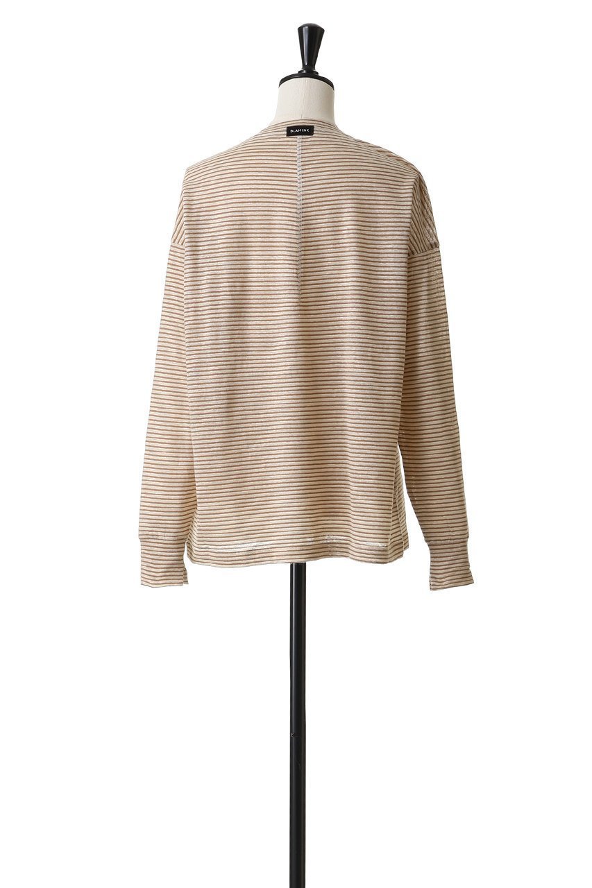 【ブラミンク/BLAMINK】のマルチボーダーロングスリーブ 人気、トレンドファッション・服の通販 founy(ファニー) 　ファッション　Fashion　レディースファッション　Fashion for Women　トップス・カットソー　Cut & Sew Tops　シャツ・ブラウス・オフィスカジュアル　Elegant Blouses & Button-Ups　ロングTシャツ・Tシャツ　Longline T-Shirts & Tees　カットソー・ベーシックTシャツ　Cut-and-Sewn Tops / Stretch Tees & Basics　2026年　2026　インナー　Innerwear　スリーブ　Sleeve, Long Sleeve / Short Sleeve　ボーダー　Border, Stripe　ロング　Long, Long-Length　夏　Summer　春　Spring　S/S・春夏　SS, Spring/Summer, Warm Season　other-4|ID: prp329100004818084 ipo3291000000035003240