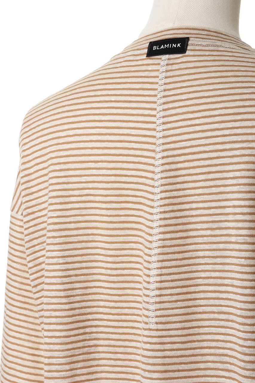 【ブラミンク/BLAMINK】のマルチボーダーロングスリーブ 人気、トレンドファッション・服の通販 founy(ファニー) 　ファッション　Fashion　レディースファッション　Fashion for Women　トップス・カットソー　Cut & Sew Tops　シャツ・ブラウス・オフィスカジュアル　Elegant Blouses & Button-Ups　ロングTシャツ・Tシャツ　Longline T-Shirts & Tees　カットソー・ベーシックTシャツ　Cut-and-Sewn Tops / Stretch Tees & Basics　2026年　2026　インナー　Innerwear　スリーブ　Sleeve, Long Sleeve / Short Sleeve　ボーダー　Border, Stripe　ロング　Long, Long-Length　夏　Summer　春　Spring　S/S・春夏　SS, Spring/Summer, Warm Season　other-5|ID: prp329100004818084 ipo3291000000035458142