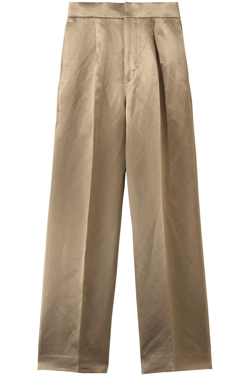 【ブラミンク/BLAMINK】のバックギャザーストレートパンツ 人気、トレンドファッション・服の通販 founy(ファニー) 　ファッション　Fashion　レディースファッション　Fashion for Women　パンツ　Pants & Trousers　バッグ　Bags　2026年　2026　オケージョン　Occasion Wear　シルク　Silk, 100% Silk　ストレート　Straight, Straight Cut　センター　Center, Center Line　エレガント 上品　Elegant　夏　Summer　春　Spring　S/S・春夏　SS, Spring/Summer, Warm Season　 other-1|ID: prp329100004818085 ipo3291000000035003242