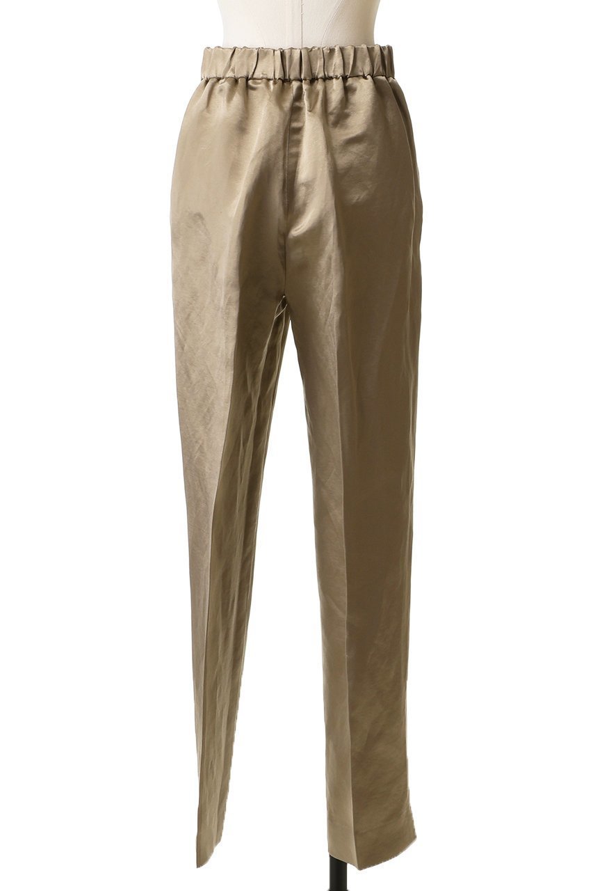 【ブラミンク/BLAMINK】のバックギャザーストレートパンツ 人気、トレンドファッション・服の通販 founy(ファニー) 　ファッション　Fashion　レディースファッション　Fashion for Women　パンツ　Pants & Trousers　バッグ　Bags　2026年　2026　オケージョン　Occasion Wear　シルク　Silk, 100% Silk　ストレート　Straight, Straight Cut　センター　Center, Center Line　エレガント 上品　Elegant　夏　Summer　春　Spring　S/S・春夏　SS, Spring/Summer, Warm Season　other-4|ID: prp329100004818085 ipo3291000000035670745