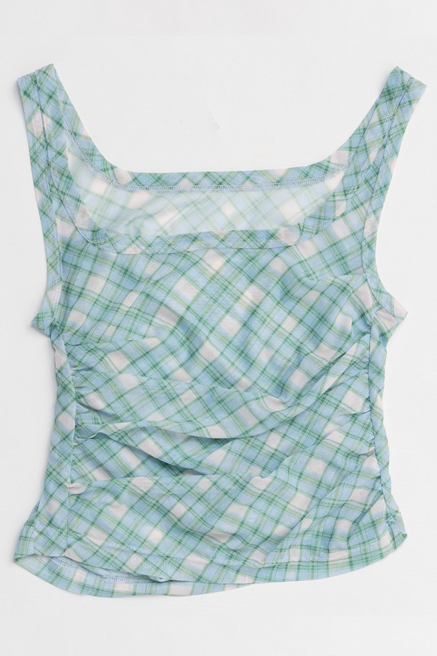 【メゾンスペシャル/MAISON SPECIAL】のThree-Piece Sheer Polo Top/スリーピースシアーポロトップ 人気、トレンドファッション・服の通販 founy(ファニー) 　ファッション　Fashion　レディースファッション　Fashion for Women　トップス・カットソー　Cut & Sew Tops　ニット　Knit Tops & Sweaters　カジュアルプルオーバー・ニットトップス　Pullovers & Knit Tops / Casual Pullovers　インナー　Innerwear　春　Spring　カットソー　Cut and Sewn Top　チェック　Check, Plaid, Tartan　ドレープ　Drape, Draping Fabric　ビスチェ　Bustier, Corset Top　フェミニン　Feminine, Girly　プリーツ　Pleats, Pleated　ポロシャツ　Polo Shirt, Collared Tee　メッシュ　Mesh, Net Fabric　S/S・春夏　SS, Spring/Summer, Warm Season　夏　Summer　2026年　2026　other-4|ID: prp329100004818087 ipo3291000000035003274