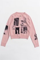 【メゾンスペシャル/MAISON SPECIAL】のPhoto Collage Compact Knit Cardigan/フォトコラージュコンパクトニットカーディガン PNK(ピンク)|ID: prp329100004818088 ipo3291000000035003282