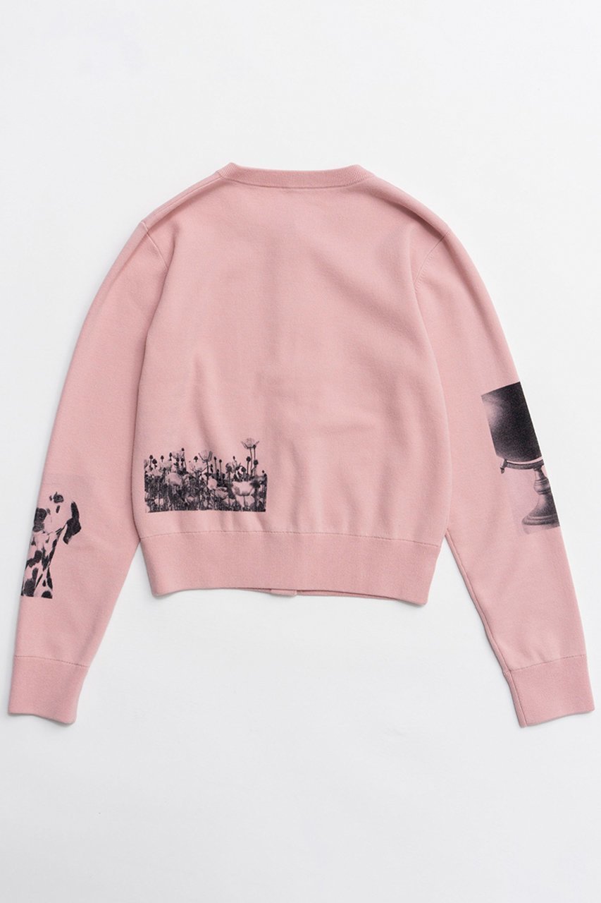 【メゾンスペシャル/MAISON SPECIAL】のPhoto Collage Compact Knit Cardigan/フォトコラージュコンパクトニットカーディガン 人気、トレンドファッション・服の通販 founy(ファニー) 　ファッション　Fashion　レディースファッション　Fashion for Women　トップス・カットソー　Cut & Sew Tops　ニット　Knit Tops & Sweaters　カーディガン・羽織り　Layered Style Cardigans　春　Spring　カーディガン　Cardigan, Knitwear　ストレッチ　Stretch, Stretchy Fabric　プリント　Print, Printed Pattern　ミラノリブ　Milano Rib, Milano Stitch　S/S・春夏　SS, Spring/Summer, Warm Season　夏　Summer　2026年　2026　other-6|ID: prp329100004818088 ipo3291000000035003287