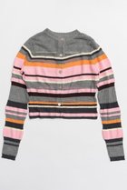 【メゾンスペシャル/MAISON SPECIAL】のMesh Border Cardigan/メッシュボーダーカーディガン GRY(グレー)|ID: prp329100004818090 ipo3291000000036078246