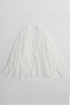 【メゾンスペシャル/MAISON SPECIAL】のV-neck voluminous blouse/タイ付Vネックボリュームブラウス WHT(ホワイト)|ID: prp329100004818092 ipo3291000000035003315