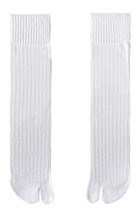 【ダブルアンドエフダブル/w&fw】のメッシュTABIソックス ホワイト|ID: prp329100004818093 ipo3291000000036078255