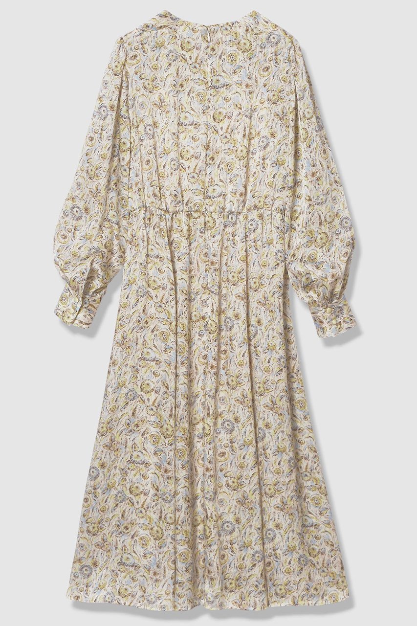 【アナイ/ANAYI】のぼかしフラワーフレア ワンピース 人気、トレンドファッション・服の通販 founy(ファニー) 　ファッション　Fashion　レディースファッション　Fashion for Women　ワンピース　Dresses　チュニック　Tunic Tops & Dresses　2026年　2026　なめらか　Smooth, Silky Texture　サテン　Satin, Glossy Fabric　ジャケット　Jacket, Outerwear　チュニック　Tunic, Long Top　フェミニン　Feminine, Girly　フラワー　Flower, Floral　フレア　Flare, Flared　フロント　Front, Front Design　プリント　Print, Printed Pattern　ロング　Long, Long-Length　エレガント 上品　Elegant　夏　Summer　春　Spring　S/S・春夏　SS, Spring/Summer, Warm Season　other-2|ID: prp329100004819889 ipo3291000000035774535