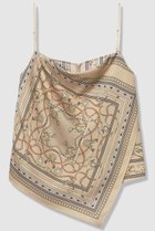 【アナイ/ANAYI】の【セットアップ対象商品】スカーフプリントキャミソール ベージュ|ID: prp329100004819892 ipo3291000000035022765