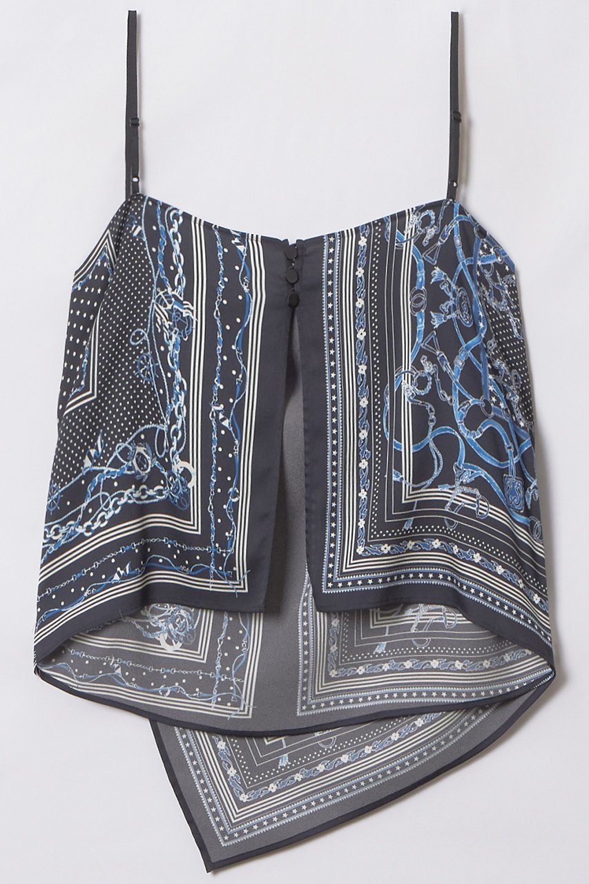 【アナイ/ANAYI】の【セットアップ対象商品】スカーフプリントキャミソール 人気、トレンドファッション・服の通販 founy(ファニー) 　ファッション　Fashion　レディースファッション　Fashion for Women　トップス・カットソー　Cut & Sew Tops　キャミソール&ノースリーブ　Camisoles & Sleeveless Tops　シャツ・ブラウス・オフィスカジュアル　Elegant Blouses & Button-Ups　2026年　2026　おすすめ　Recommended / Our Picks　アシンメトリー　Asymmetrical Style　カットソー　Cut and Sewn Top　キャミソール　Camisole, Spaghetti Strap Top　スカーフ　Scarf, Neckwear　セットアップ　Set-Up, Coordinated Outfit　チェーン　Chain, Chain Strap　トレンド　Trend, Trending Now　ドット　Polka Dot, Dot Pattern　ノースリーブ　Sleeveless, No-Sleeve　プリント　Print, Printed Pattern　モチーフ　Motif, Design Theme　再入荷　Restock / Back in Stock　夏　Summer　春　Spring　S/S・春夏　SS, Spring/Summer, Warm Season　other-2|ID: prp329100004819892 ipo3291000000035774567