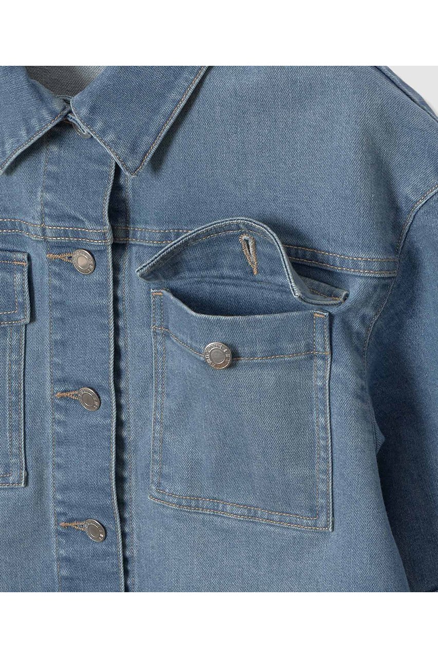 【アナイ/ANAYI】のストレッチデニムハーフスリーブ ジャケット 人気、トレンドファッション・服の通販 founy(ファニー) 　ファッション　Fashion　レディースファッション　Fashion for Women　アウター　Coat / Outerwear Collection　レディースジャケット・軽アウター　Jackets　2026年　2026　コンパクト　Compact, Small Size　ジャケット　Jacket, Outerwear　ストレッチ　Stretch, Stretchy Fabric　デニム　Denim, Jeans Material　バランス　Balance, Style Balance　ポケット　Pocket, Pocket Detail　ロング　Long, Long-Length　再入荷　Restock / Back in Stock　夏　Summer　春　Spring　S/S・春夏　SS, Spring/Summer, Warm Season　other-5|ID: prp329100004819893 ipo3291000000035670895