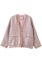 【ルール ロジェット/leur logette】のツイードジャケット 人気、トレンドファッション・服の通販 founy(ファニー) ファッション Fashion レディースファッション Fashion for Women アウター Coat / Outerwear Collection レディースジャケット・軽アウター Jackets 2026年 2026 オケージョン Occasion Wear シフォン Chiffon, Lightweight Fabric ジャケット Jacket, Outerwear ツイード Twill, Twill Weave トリミング Trimming, Decorative Edge フランス France, French ブレード Braid, Decorative Trim 夏 Summer 手編み Hand-Knitted, Handmade Knit 春 Spring S/S・春夏 SS, Spring/Summer, Warm Season thumbnail グリーン|ID: prp329100004820705 ipo3291000000035031356