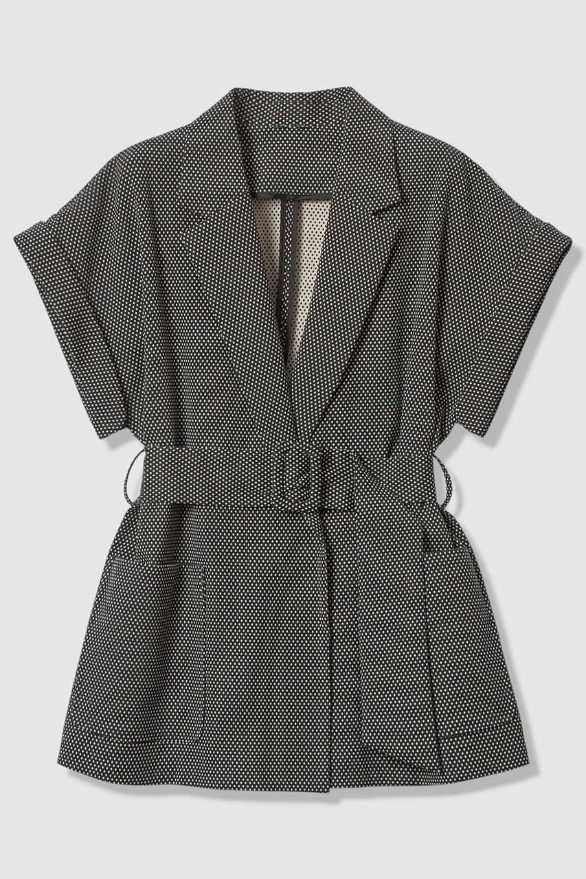 【アナイ/ANAYI】の【セットアップ対象商品】モノトーンドットジャガードベルテッド ジャケット インテリア・キッズ・メンズ・レディースファッション・服の通販 founy(ファニー) ファッション Fashion レディースファッション Fashion for Women アウター Coat / Outerwear Collection レディースジャケット・軽アウター Jackets 2026年 2026 インナー Innerwear カットソー Cut and Sewn Top ジャカード/ジャガード Jacquard, Woven Pattern ジャケット Jacket, Outerwear ストレッチ Stretch, Stretchy Fabric スリーブ Sleeve, Long Sleeve / Short Sleeve セットアップ Set-Up, Coordinated Outfit デコルテ Décolleté, Neckline ハーフ Half, Half-Length 夏 Summer 春 Spring S/S・春夏 SS, Spring/Summer, Warm Season ビジネス 仕事 通勤 Business / Work / Commuting ブラック|ID: prp329100004821411 ipo3291000000035730694