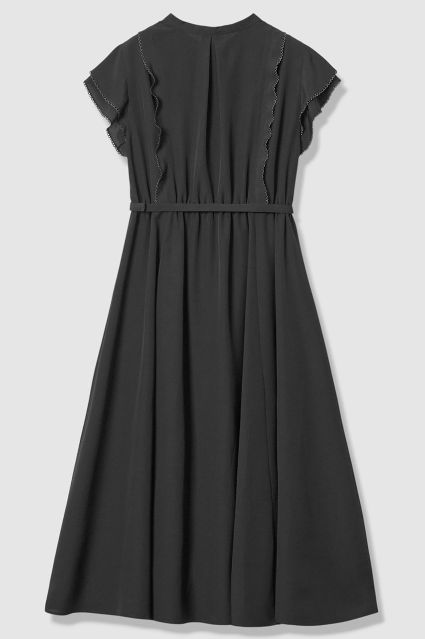 【アナイ/ANAYI】のピコスカラレイヤードスリーブ ワンピース 人気、トレンドファッション・服の通販 founy(ファニー) 　ファッション　Fashion　レディースファッション　Fashion for Women　ワンピース　Dresses　チュニック　Tunic Tops & Dresses　2026年　2026　エレガント 上品　Elegant　ジャケット　Jacket, Outerwear　スカラップ　Scallop, Scalloped Edge　スリーブ　Sleeve, Long Sleeve / Short Sleeve　チュニック　Tunic, Long Top　フレア　Flare, Flared　フレンチ　French, French Style　ロング　Long, Long-Length　夏　Summer　春　Spring　S/S・春夏　SS, Spring/Summer, Warm Season　other-2|ID: prp329100004821417 ipo3291000000035976295