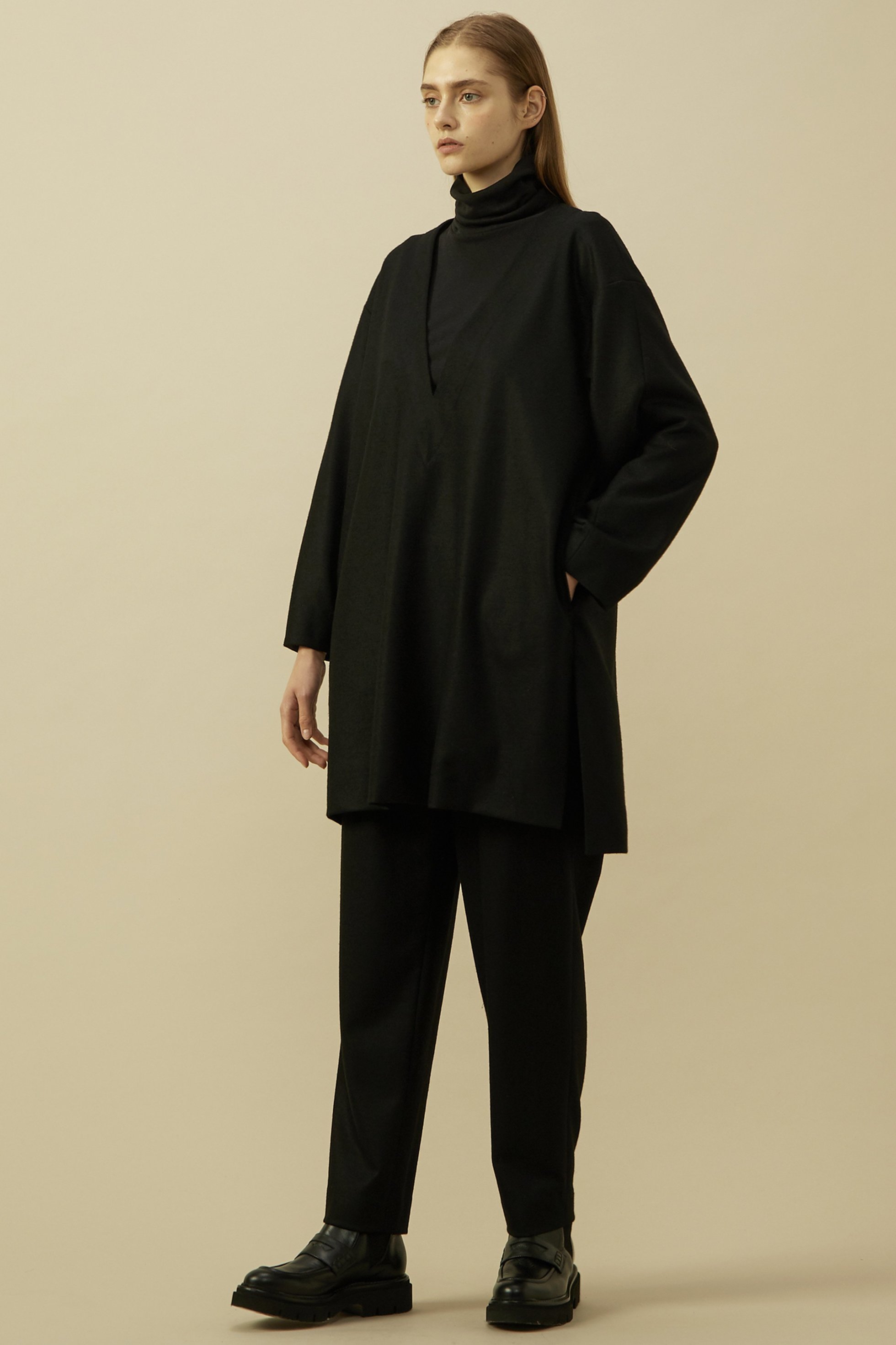 【プレインピープル/PLAIN PEOPLE】のバランサーキュラーミルドVネックチュニックドレス 人気、トレンドファッション・服の通販 founy(ファニー) 　ファッション　Fashion　レディースファッション　Fashion for Women　ワンピース　Dresses　フォーマル・パーティードレス・結婚式用ドレス　Elegant & Casual Dresses　チュニック　Tunic Tops & Dresses　インナー　Innerwear　チュニック　Tunic, Long Top　ドレス　Dress, One-Piece　バランス　Balance, Style Balance　フォルム　Silhouette, Form　other-2|ID: prp329100004821423 ipo3291000000035976448