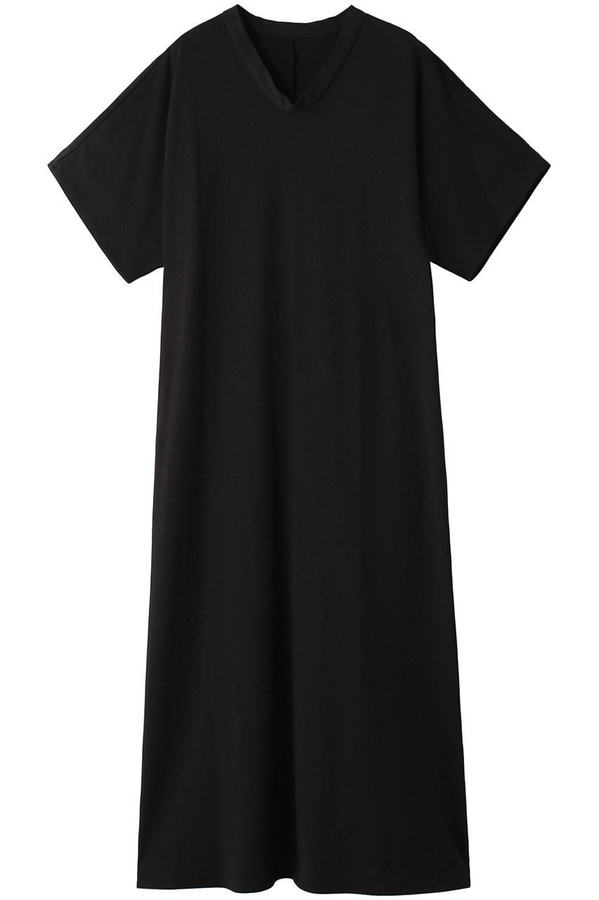 【プレインピープル/PLAIN PEOPLE】のオーガニック天竺ドルマン半袖ワンピース インテリア・キッズ・メンズ・レディースファッション・服の通販 founy(ファニー) 　ファッション　Fashion　レディースファッション　Fashion for Women　ワンピース　Dresses　チュニック　Tunic Tops & Dresses　オーガニック　Organic Cotton　チュニック　Tunic, Long Top　ロング　Long, Long-Length　半袖　Short Sleeve, Half Sleeve　ブラック|ID: prp329100004821424 ipo3291000000035976477