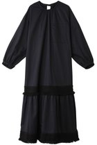 【プレインピープル/PLAIN PEOPLE】のスラブサテンワンピース ネイビー|ID: prp329100004821425 ipo3291000000035608938