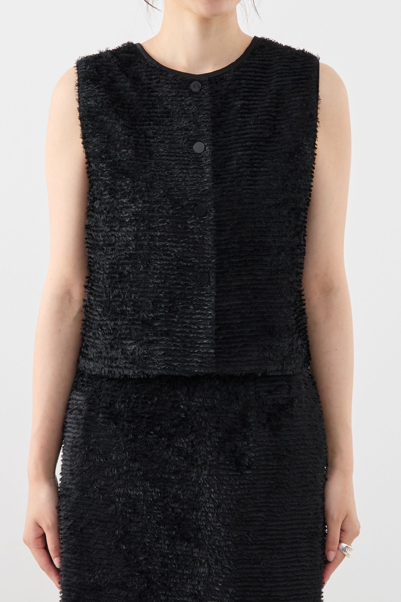 【マルティニーク/martinique】のジャガード2wayプルオーバー(セットアップ可) 人気、トレンドファッション・服の通販 founy(ファニー) 　ファッション　Fashion　レディースファッション　Fashion for Women　トップス・カットソー　Cut & Sew Tops　キャミソール&ノースリーブ　Camisoles & Sleeveless Tops　シャツ・ブラウス・オフィスカジュアル　Elegant Blouses & Button-Ups　カジュアルプルオーバー・ニットトップス　Pullovers & Knit Tops / Casual Pullovers　おすすめ　Recommended / Our Picks　シアー　Sheer, See-Through　ジャカード／ジャガード　Jacquard, Woven Pattern　セットアップ　Set-Up, Coordinated Outfit　ノースリーブ　Sleeveless, No-Sleeve　秋　Autumn　other-5|ID: prp329100004821426 ipo3291000000035041841