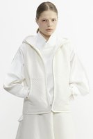 【プレインピープル/PLAIN PEOPLE】のフクレジャガードフーディベスト 人気、トレンドファッション・服の通販 founy(ファニー) ファッション Fashion レディースファッション Fashion for Women アウター Coat / Outerwear Collection レディースジャケット・軽アウター Jackets シンプル Simple, Minimal ジャケット Jacket, Outerwear スクエア Square, Square Shape パイピング Piping, Trim Design ベスト Vest, Waistcoat |ID:prp329100004821430