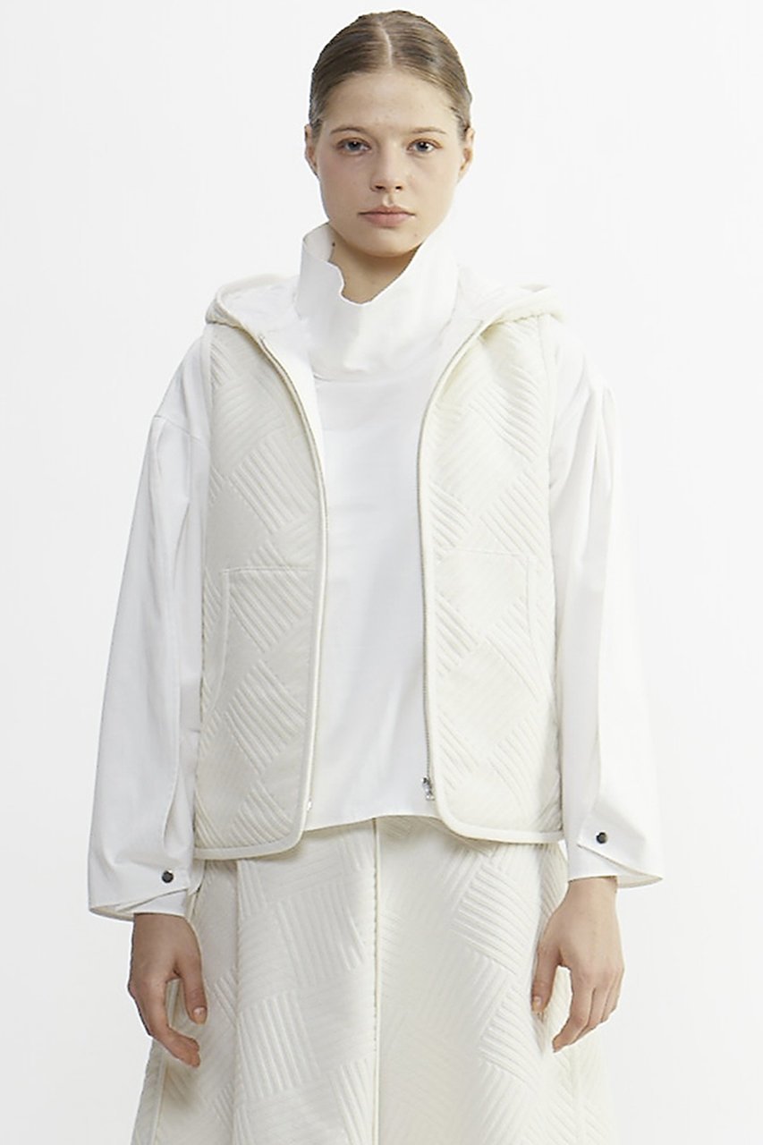 【プレインピープル/PLAIN PEOPLE】のフクレジャガードフーディベスト 人気、トレンドファッション・服の通販 founy(ファニー) ファッション Fashion レディースファッション Fashion for Women アウター Coat / Outerwear Collection レディースジャケット・軽アウター Jackets シンプル Simple, Minimal ジャケット Jacket, Outerwear スクエア Square, Square Shape パイピング Piping, Trim Design ベスト Vest, Waistcoat other-2|ID: prp329100004821430 ipo3291000000035042001