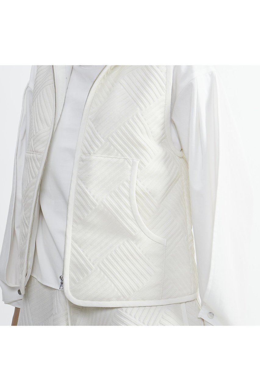 【プレインピープル/PLAIN PEOPLE】のフクレジャガードフーディベスト 人気、トレンドファッション・服の通販 founy(ファニー) ファッション Fashion レディースファッション Fashion for Women アウター Coat / Outerwear Collection レディースジャケット・軽アウター Jackets シンプル Simple, Minimal ジャケット Jacket, Outerwear スクエア Square, Square Shape パイピング Piping, Trim Design ベスト Vest, Waistcoat other-5|ID: prp329100004821430 ipo3291000000035042004