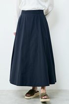 【プレインピープル/PLAIN PEOPLE】のフレアバンディングスカート ネイビー|ID: prp329100004821435 ipo3291000000036230124