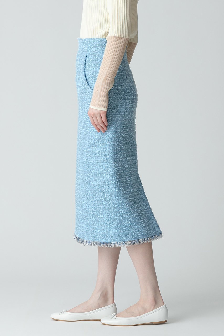 【アルアバイル/allureville】のジオリカラメツイードH/Wタイトスカート 人気、トレンドファッション・服の通販 founy(ファニー) ファッション Fashion レディースファッション Fashion for Women スカート Skirts ロングスカート Long Skirts / Maxi & Midi Skirts イタリア Italy クラシカル Classical, Vintage-Inspired スウェット / スエット Sweatshirt, Sweatwear スニーカー Sneakers, Trainers タイトスカート Pencil Skirt, Tight Skirt ツイード Twill, Twill Weave フリンジ Fringe, Tassel ヘムライン Hemline, Bottom Cut ロング Long, Long-Length 再入荷 Restock / Back in Stock other-7|ID: prp329100004822245 ipo3291000000035051430