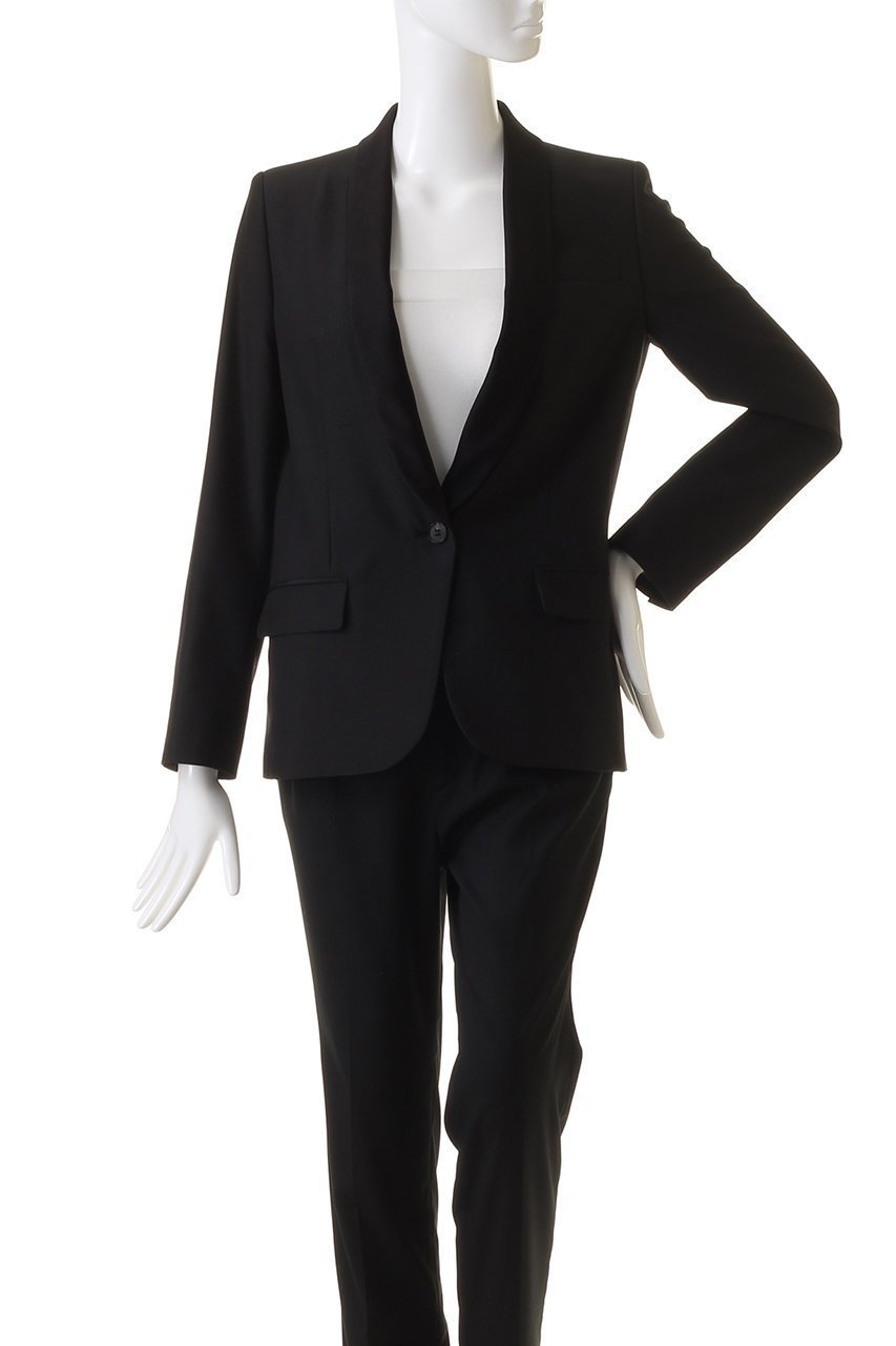 【アルアバイル/allureville】のウールシルクシャンタンタキシードジャケット 人気、トレンドファッション・服の通販 founy(ファニー) 　ファッション　Fashion　レディースファッション　Fashion for Women　アウター　Coat / Outerwear Collection　レディースジャケット・軽アウター　Jackets　おすすめ　Recommended / Our Picks　なめらか　Smooth, Silky Texture　シルク　Silk, 100% Silk　ジャケット　Jacket, Outerwear　マニッシュ　Mannish, Boyish　ラグジュアリー　Luxury, Elegant　レオパード　Leopard, Animal Print　エレガント 上品　Elegant　再入荷　Restock / Back in Stock　other-2|ID: prp329100004822246 ipo3291000000035051434