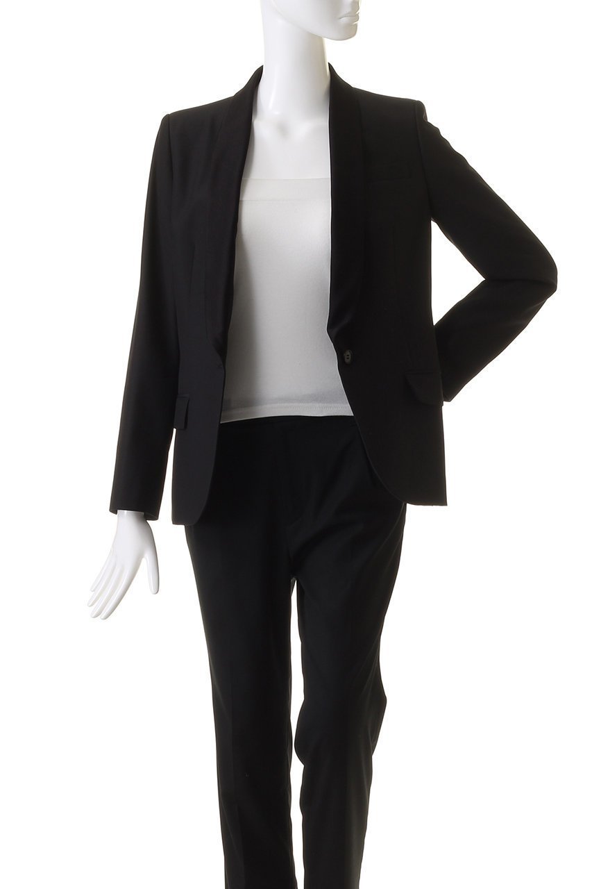 【アルアバイル/allureville】のウールシルクシャンタンタキシードジャケット 人気、トレンドファッション・服の通販 founy(ファニー) 　ファッション　Fashion　レディースファッション　Fashion for Women　アウター　Coat / Outerwear Collection　レディースジャケット・軽アウター　Jackets　おすすめ　Recommended / Our Picks　なめらか　Smooth, Silky Texture　シルク　Silk, 100% Silk　ジャケット　Jacket, Outerwear　マニッシュ　Mannish, Boyish　ラグジュアリー　Luxury, Elegant　レオパード　Leopard, Animal Print　エレガント 上品　Elegant　other-7|ID: prp329100004822246 ipo3291000000035846478