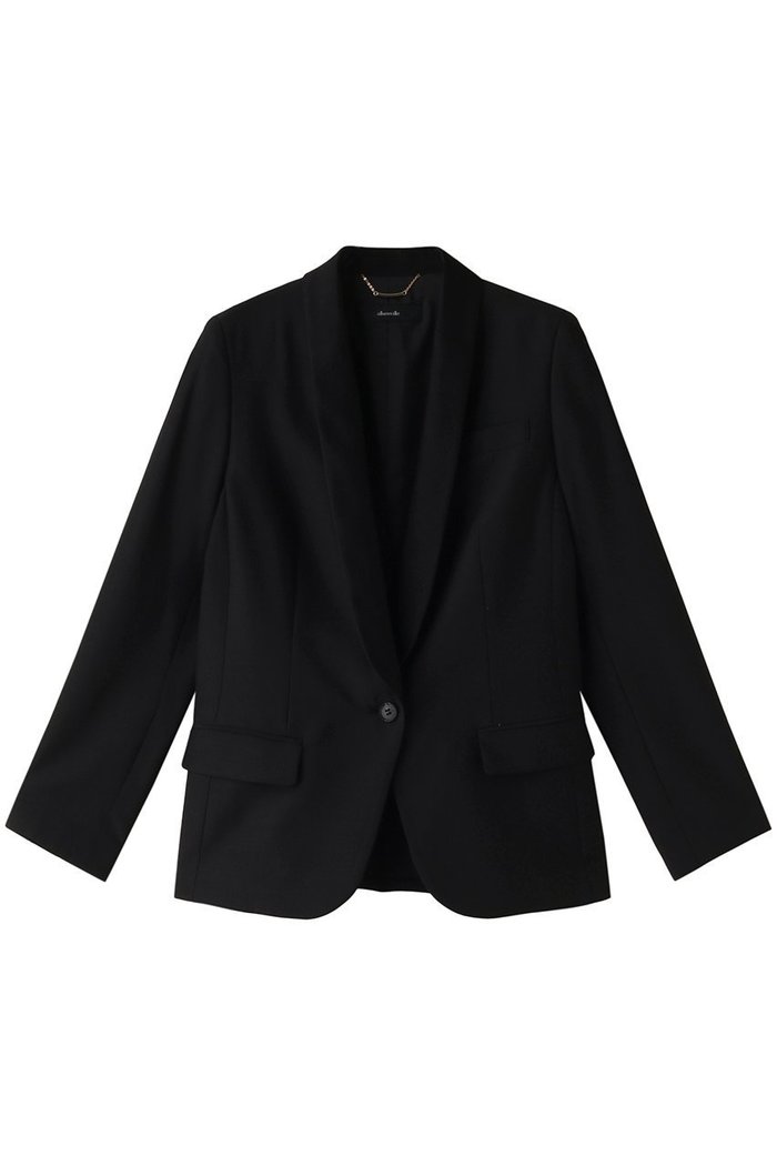 【アルアバイル/allureville】のウールシルクシャンタンタキシードジャケット インテリア・キッズ・メンズ・レディースファッション・服の通販 founy(ファニー) https://founy.com/ ファッション Fashion レディースファッション Fashion for Women アウター Coat / Outerwear Collection レディースジャケット・軽アウター Jackets おすすめ Recommended / Our Picks なめらか Smooth, Silky Texture シルク Silk, 100% Silk ジャケット Jacket, Outerwear マニッシュ Mannish, Boyish ラグジュアリー Luxury, Elegant レオパード Leopard, Animal Print エレガント 上品 Elegant |ID: prp329100004822246 ipo3291000000036139036