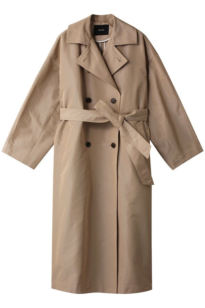 【アルアバイル/allureville】のマイクロタフタトレンチコート インテリア・キッズ・メンズ・レディースファッション・服の通販 founy(ファニー) https://founy.com/ ファッション Fashion レディースファッション Fashion for Women アウター Coat / Outerwear Collection コート・ロングコート・ピーコート Long Coats, Peacoats & More トレンチコート / 春秋の定番アウター Trench Coats シンプル Simple, Minimal タフタ Taffeta, Structured Fabric リボン Ribbon, Bow ロング Long, Long-Length |ID: prp329100004822247 ipo3291000000035846481