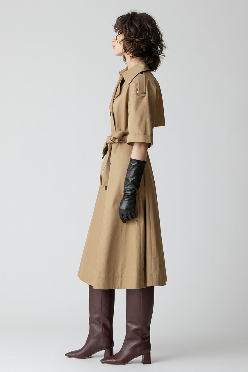 【アルアバイル/allureville】のハーフスリーブトレンチ 人気、トレンドファッション・服の通販 founy(ファニー) 　ファッション　Fashion　レディースファッション　Fashion for Women　アウター　Coat / Outerwear Collection　コート・ロングコート・ピーコート　Long Coats, Peacoats & More　ファブリック　Fabric, Textile　ロング　Long, Long-Length　エレガント 上品　Elegant　other-8|ID: prp329100004822251 ipo3291000000035846550