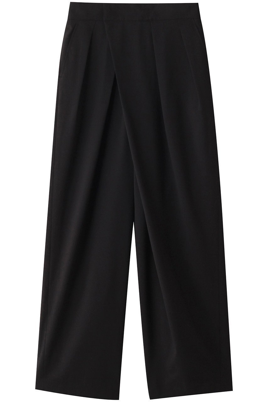 【アルアバイル/allureville】のトロピカルアシメタックパンツ インテリア・キッズ・メンズ・レディースファッション・服の通販 founy(ファニー) 　ファッション　Fashion　レディースファッション　Fashion for Women　パンツ　Pants & Trousers　おすすめ　Recommended / Our Picks　カットソー　Cut and Sewn Top　セットアップ　Set-Up, Coordinated Outfit　フロント　Front, Front Design　マニッシュ　Mannish, Boyish　再入荷　Restock / Back in Stock　ビジネス 仕事 通勤　Business / Work / Commuting　ブラック|ID: prp329100004822252 ipo3291000000035051573