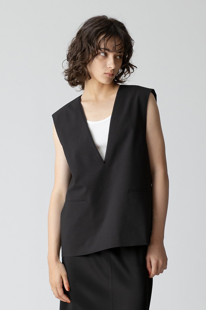 【アルアバイル/allureville】のトロピカルVネックジレ 人気、トレンドファッション・服の通販 founy(ファニー) ファッション Fashion レディースファッション Fashion for Women アウター Coat / Outerwear Collection レディースジャケット・軽アウター Jackets ウォッシャブル Machine Washable シンプル Simple, Minimal ジャケット Jacket, Outerwear セットアップ Set-Up, Coordinated Outfit ベスト Vest, Waistcoat 再入荷 Restock / Back in Stock other-6|ID: prp329100004822254 ipo3291000000035051596