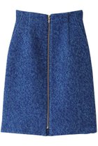 【アルアバイル/allureville】のジオリカカルゼフロントジップスカート 人気、トレンドファッション・服の通販 founy(ファニー) ファッション Fashion レディースファッション Fashion for Women スカート Skirts イタリア Italy セットアップ Set-Up, Coordinated Outfit 再入荷 Restock / Back in Stock thumbnail ブルー|ID: prp329100004822255 ipo3291000000035051600
