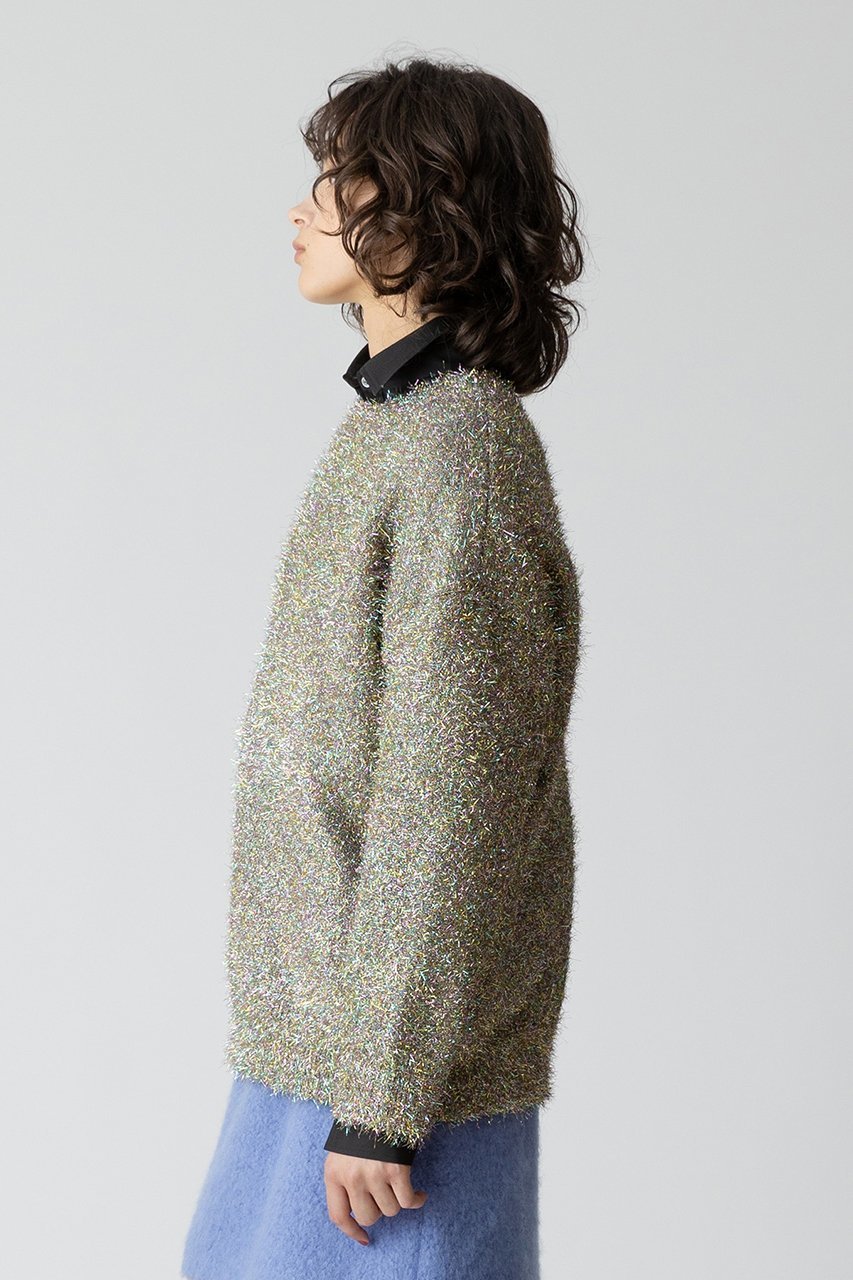 【アルアバイル/allureville】のマルチラメシャギープルオーバー 人気、トレンドファッション・服の通販 founy(ファニー) 　ファッション　Fashion　レディースファッション　Fashion for Women　トップス・カットソー　Cut & Sew Tops　ニット　Knit Tops & Sweaters　カジュアルプルオーバー・ニットトップス　Pullovers & Knit Tops / Casual Pullovers　おすすめ　Recommended / Our Picks　セットアップ　Set-Up, Coordinated Outfit　デニム　Denim, Jeans Material　メタリック　Metallic, Shiny Finish　再入荷　Restock / Back in Stock　other-7|ID: prp329100004822256 ipo3291000000035051635