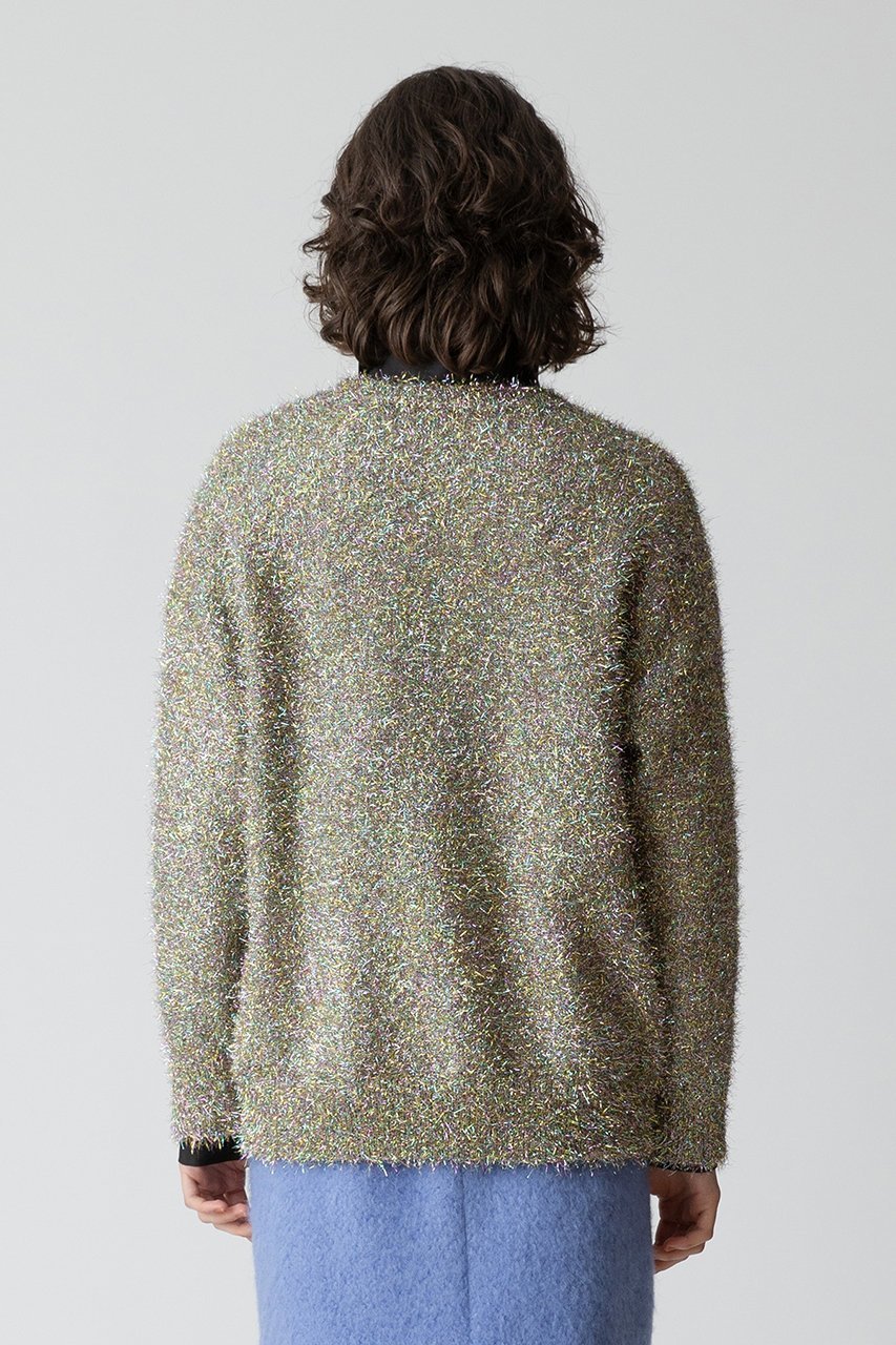【アルアバイル/allureville】のマルチラメシャギープルオーバー 人気、トレンドファッション・服の通販 founy(ファニー) 　ファッション　Fashion　レディースファッション　Fashion for Women　トップス・カットソー　Cut & Sew Tops　ニット　Knit Tops & Sweaters　カジュアルプルオーバー・ニットトップス　Pullovers & Knit Tops / Casual Pullovers　おすすめ　Recommended / Our Picks　セットアップ　Set-Up, Coordinated Outfit　デニム　Denim, Jeans Material　メタリック　Metallic, Shiny Finish　再入荷　Restock / Back in Stock　other-8|ID: prp329100004822256 ipo3291000000035051640