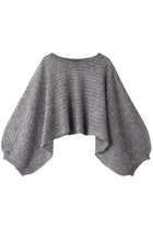 【アルアバイル/allureville】のドライモヘヤメッシュプルオーバー 人気、トレンドファッション・服の通販 founy(ファニー) ファッション Fashion レディースファッション Fashion for Women トップス・カットソー Cut & Sew Tops ニット Knit Tops & Sweaters カジュアルプルオーバー・ニットトップス Pullovers & Knit Tops / Casual Pullovers インナー Innerwear シンプル Simple, Minimal チューブ Tube, Tube Top 再入荷 Restock / Back in Stock thumbnail ライトグレー|ID: prp329100004822259 ipo3291000000035051696