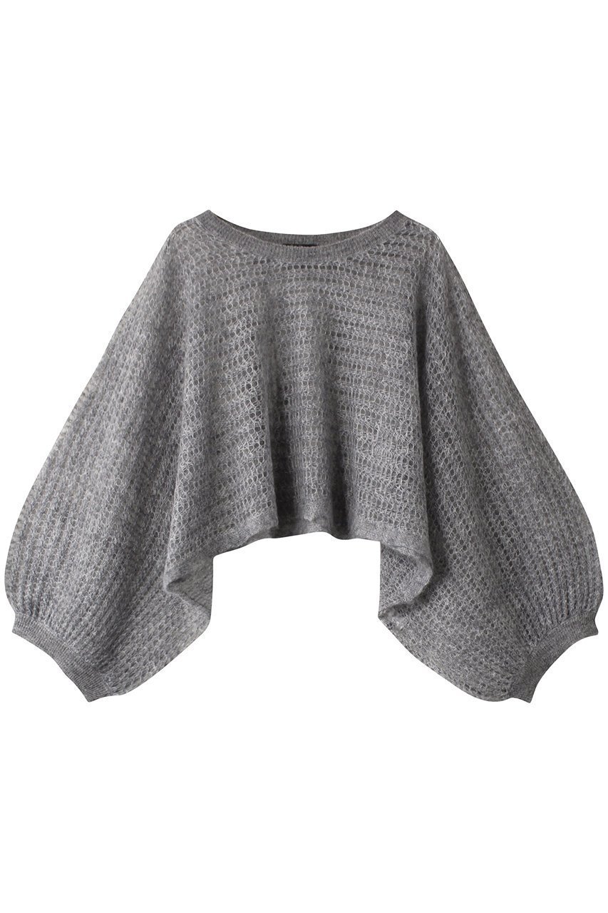 【アルアバイル/allureville】のドライモヘヤメッシュプルオーバー インテリア・キッズ・メンズ・レディースファッション・服の通販 founy(ファニー) 　ファッション　Fashion　レディースファッション　Fashion for Women　トップス・カットソー　Cut & Sew Tops　ニット　Knit Tops & Sweaters　カジュアルプルオーバー・ニットトップス　Pullovers & Knit Tops / Casual Pullovers　インナー　Innerwear　シンプル　Simple, Minimal　チューブ　Tube, Tube Top　再入荷　Restock / Back in Stock　ライトグレー|ID: prp329100004822259 ipo3291000000035051696