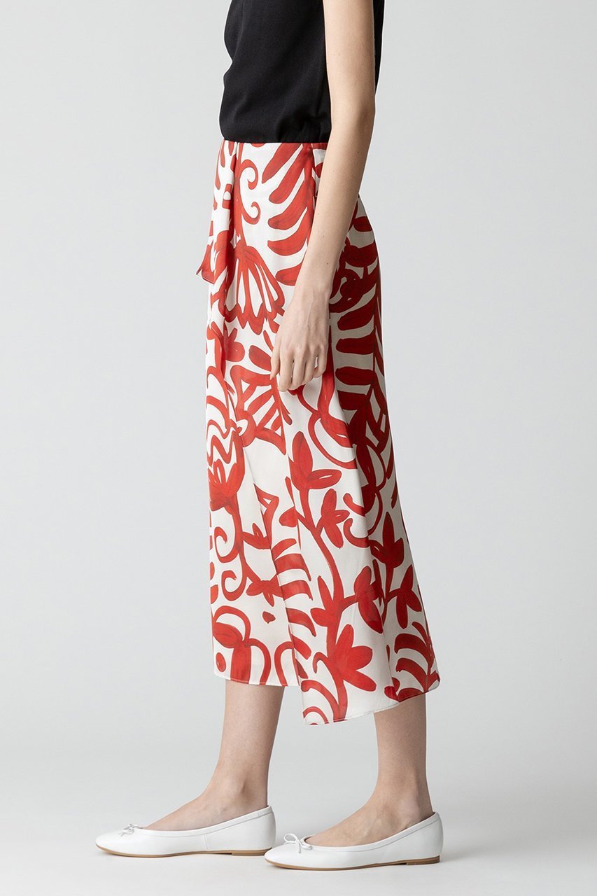 【アルアバイル/allureville】のペインティングフラワープリント スカート 人気、トレンドファッション・服の通販 founy(ファニー) 　ファッション　Fashion　レディースファッション　Fashion for Women　スカート　Skirts　おすすめ　Recommended / Our Picks　エレガント 上品　Elegant　カットソー　Cut and Sewn Top　ドレープ　Drape, Draping Fabric　プリント　Print, Printed Pattern　再入荷　Restock / Back in Stock　夏　Summer　other-2|ID: prp329100004822261 ipo3291000000035051863