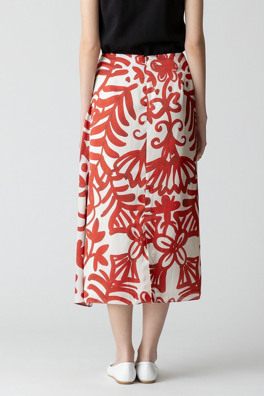 【アルアバイル/allureville】のペインティングフラワープリント スカート 人気、トレンドファッション・服の通販 founy(ファニー) 　ファッション　Fashion　レディースファッション　Fashion for Women　スカート　Skirts　おすすめ　Recommended / Our Picks　エレガント 上品　Elegant　カットソー　Cut and Sewn Top　ドレープ　Drape, Draping Fabric　プリント　Print, Printed Pattern　再入荷　Restock / Back in Stock　夏　Summer　other-4|ID: prp329100004822261 ipo3291000000035051865