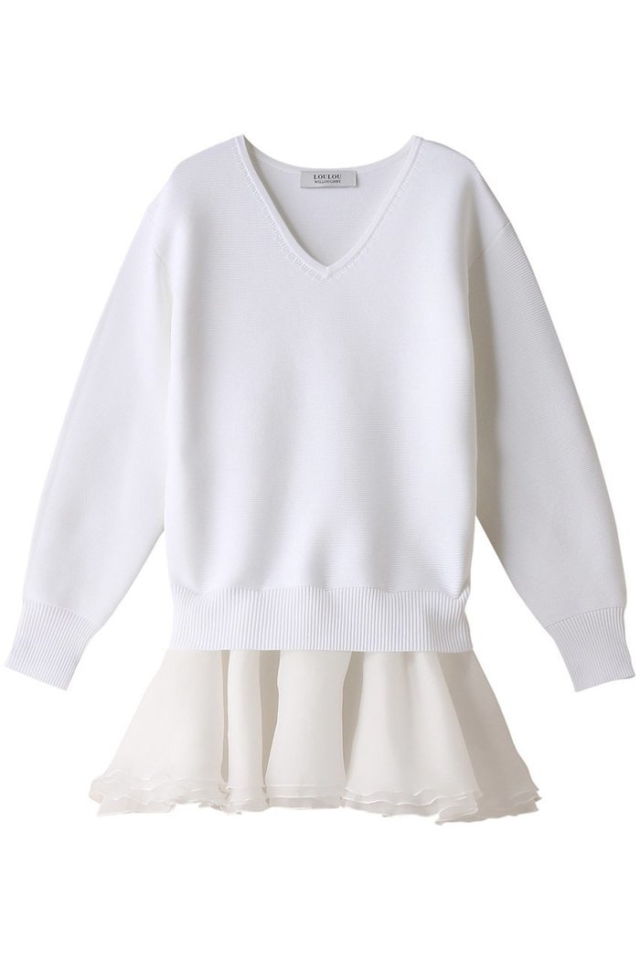 【アルアバイル/allureville】の【Loulou Willoughby】フリリードッキングチュニックワンピース インテリア・キッズ・メンズ・レディースファッション・服の通販 founy(ファニー) https://founy.com/ ファッション Fashion レディースファッション Fashion for Women ワンピース Dresses チュニック Tunic Tops & Dresses オーガンジー Organza Fabric シアー Sheer, See-Through シンプル Simple, Minimal チュニック Tunic, Long Top パーティ Party, Party Style フェミニン Feminine, Girly 再入荷 Restock / Back in Stock |ID: prp329100004822263 ipo3291000000035051876