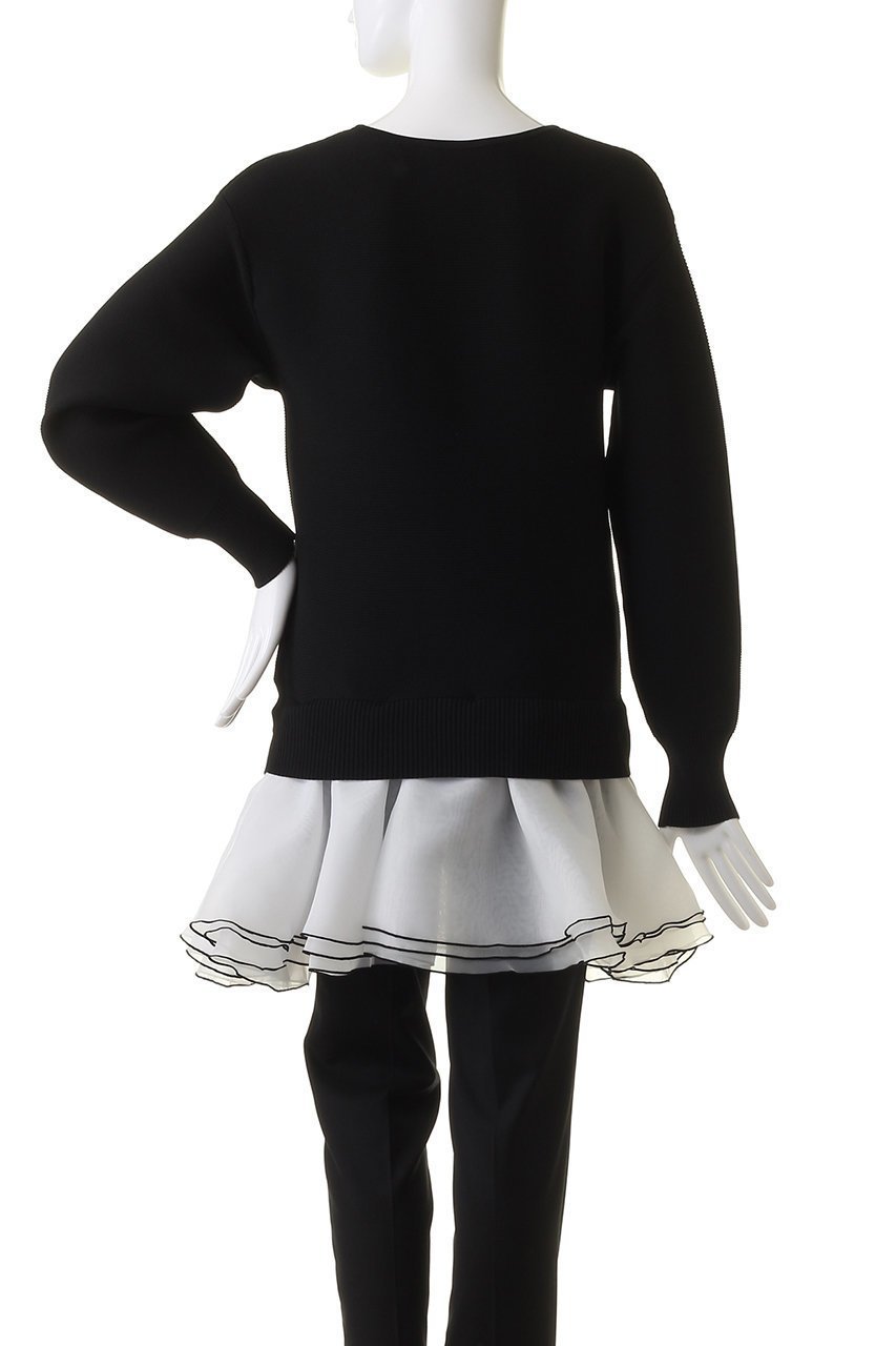 【アルアバイル/allureville】の【Loulou Willoughby】フリリードッキングチュニックワンピース 人気、トレンドファッション・服の通販 founy(ファニー) 　ファッション　Fashion　レディースファッション　Fashion for Women　ワンピース　Dresses　チュニック　Tunic Tops & Dresses　オーガンジー　Organza Fabric　シアー　Sheer, See-Through　シンプル　Simple, Minimal　チュニック　Tunic, Long Top　パーティ　Party, Party Style　フェミニン　Feminine, Girly　再入荷　Restock / Back in Stock　other-4|ID: prp329100004822263 ipo3291000000035051881