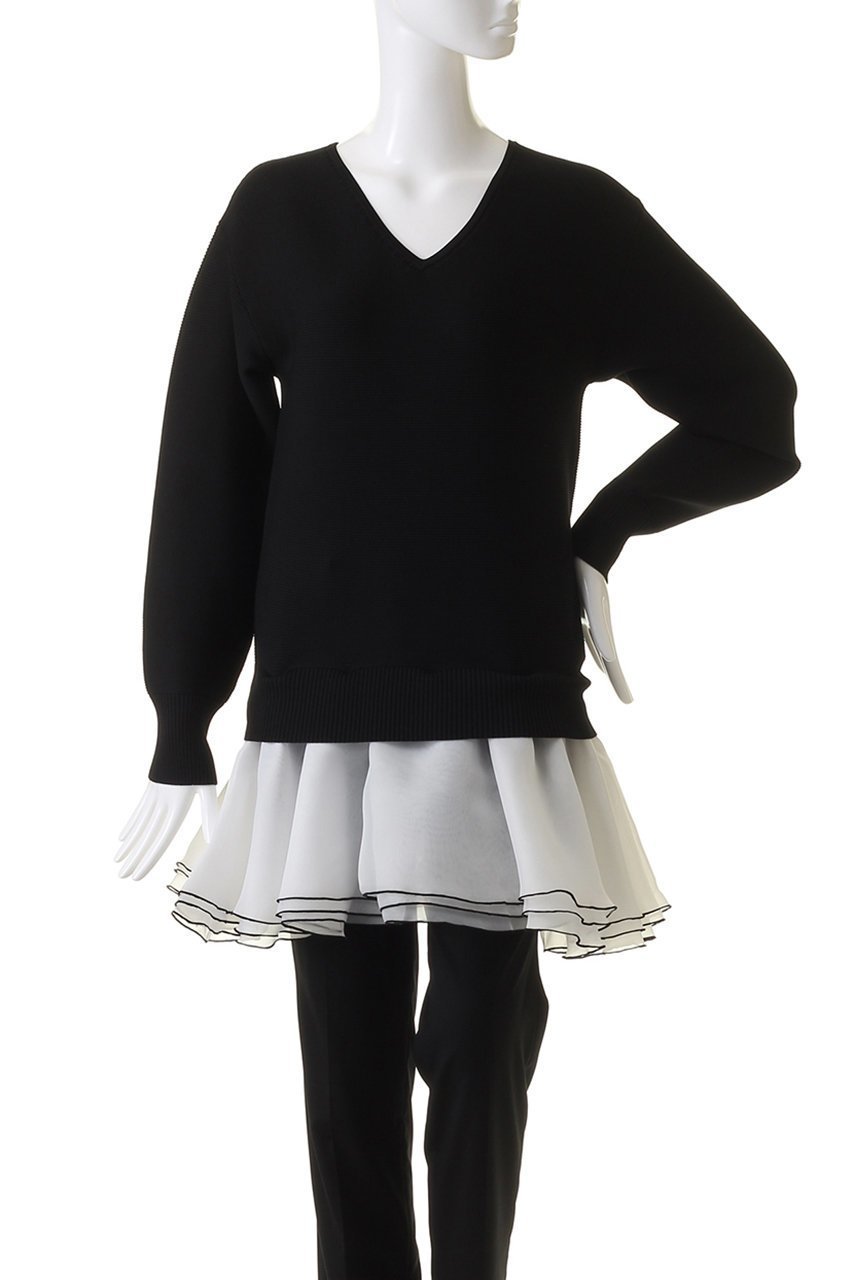 【アルアバイル/allureville】の【Loulou Willoughby】フリリードッキングチュニックワンピース 人気、トレンドファッション・服の通販 founy(ファニー) 　ファッション　Fashion　レディースファッション　Fashion for Women　ワンピース　Dresses　チュニック　Tunic Tops & Dresses　オーガンジー　Organza Fabric　シアー　Sheer, See-Through　シンプル　Simple, Minimal　チュニック　Tunic, Long Top　パーティ　Party, Party Style　フェミニン　Feminine, Girly　other-2|ID: prp329100004822263 ipo3291000000036028342