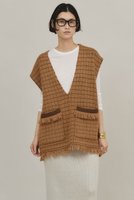 【カレンソロジー/Curensology】のツイーディフリンジニットベスト 人気、トレンドファッション・服の通販 founy(ファニー) ファッション Fashion レディースファッション Fashion for Women アウター Coat / Outerwear Collection レディースジャケット・軽アウター Jackets おすすめ Recommended / Our Picks ジャケット Jacket, Outerwear フリンジ Fringe, Tassel フレア Flare, Flared ベスト Vest, Waistcoat ポケット Pocket, Pocket Detail ルーズ Loose, Oversized 再入荷 Restock / Back in Stock A/W・秋冬 Autumn/Winter |ID:prp329100004822266